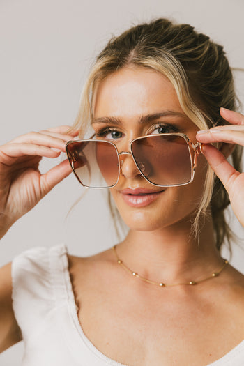 oversized square sunglasses