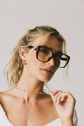 Cute womens black glasses