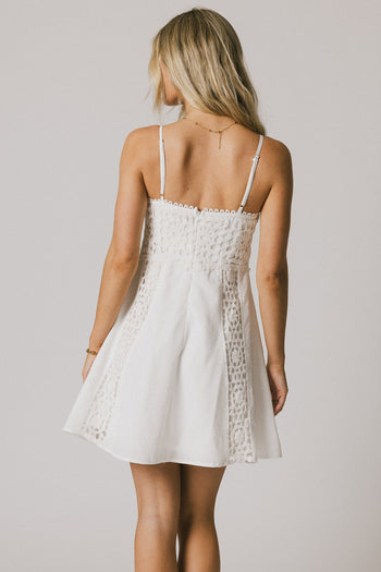 embroidered detail dress