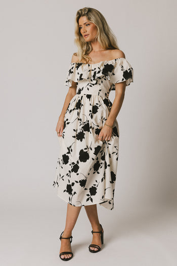 Chaney Floral Midi Dress - FINAL SALE