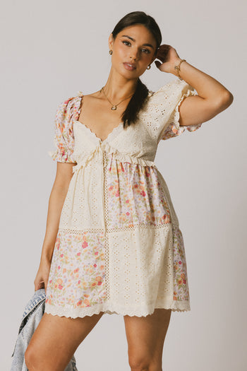 heart shape neckline mini dress