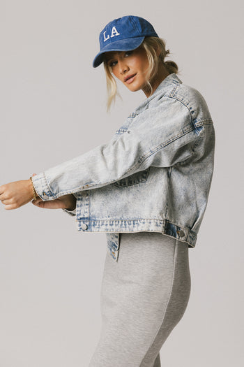 light wash denim jacket