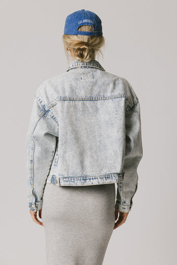 cropped denim jacket
