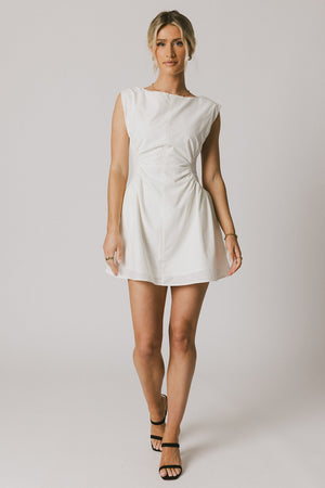 Jemma Mini Dress in White