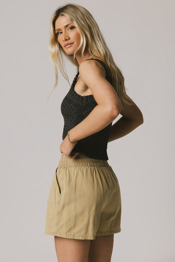 short tank strap top