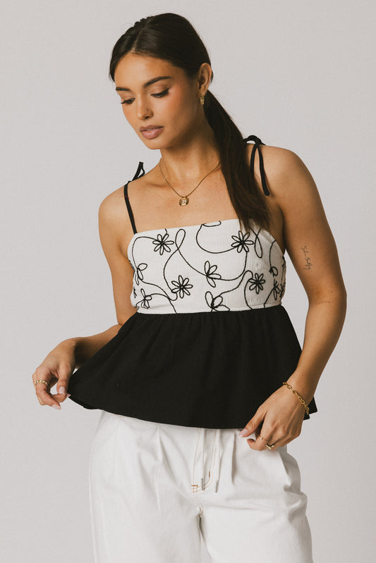 Leandra Floral Tank