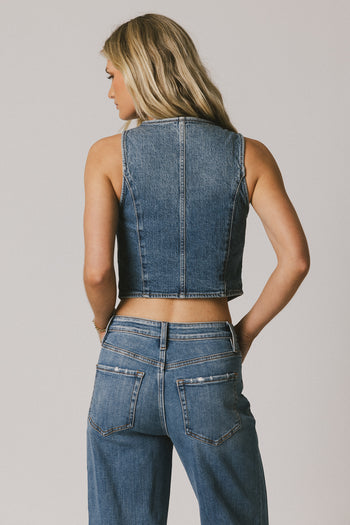 Maryanne Denim Vest - FINAL SALE
