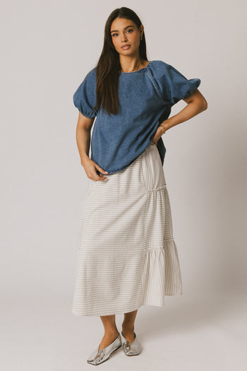 Pepper Striped Maxi Skirt - FINAL SALE