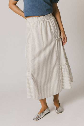 Pepper Striped Maxi Skirt - FINAL SALE