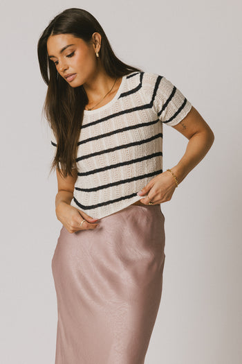 short sleeve sweater
