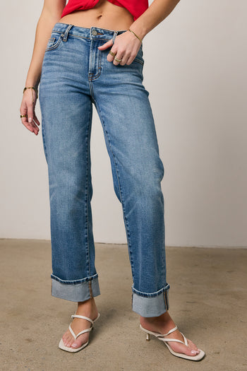medium wash denim