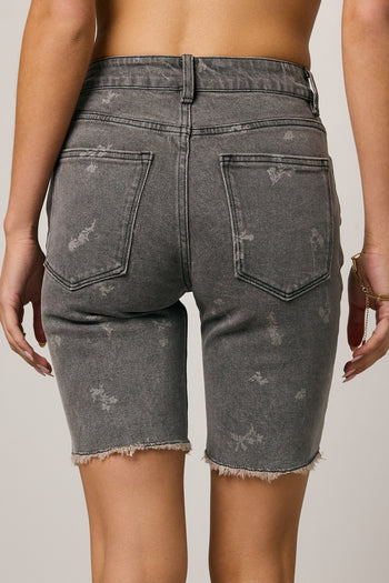 bermuda shorts in grey 