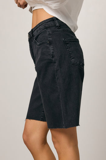 denim bermuda shorts