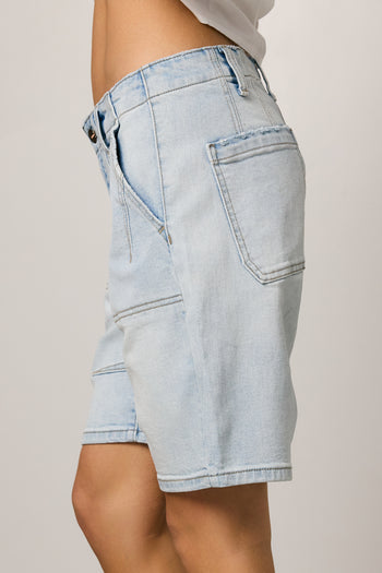 Kai Light Wash Bermuda Shorts