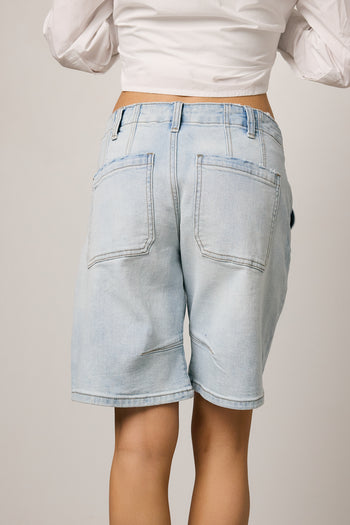 Kai Light Wash Bermuda Shorts