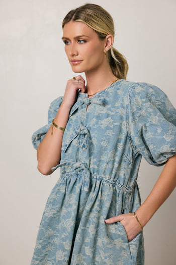 MINI DRESS WITH BOWS
