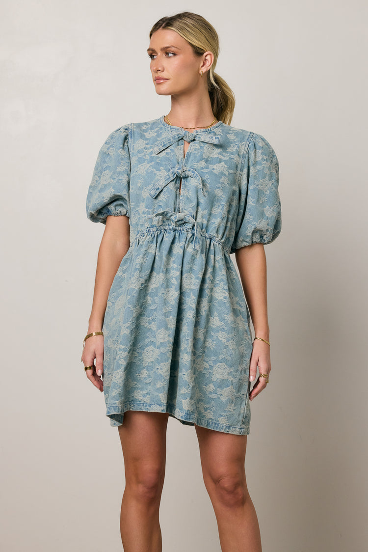 DENIM MINI DRESS 