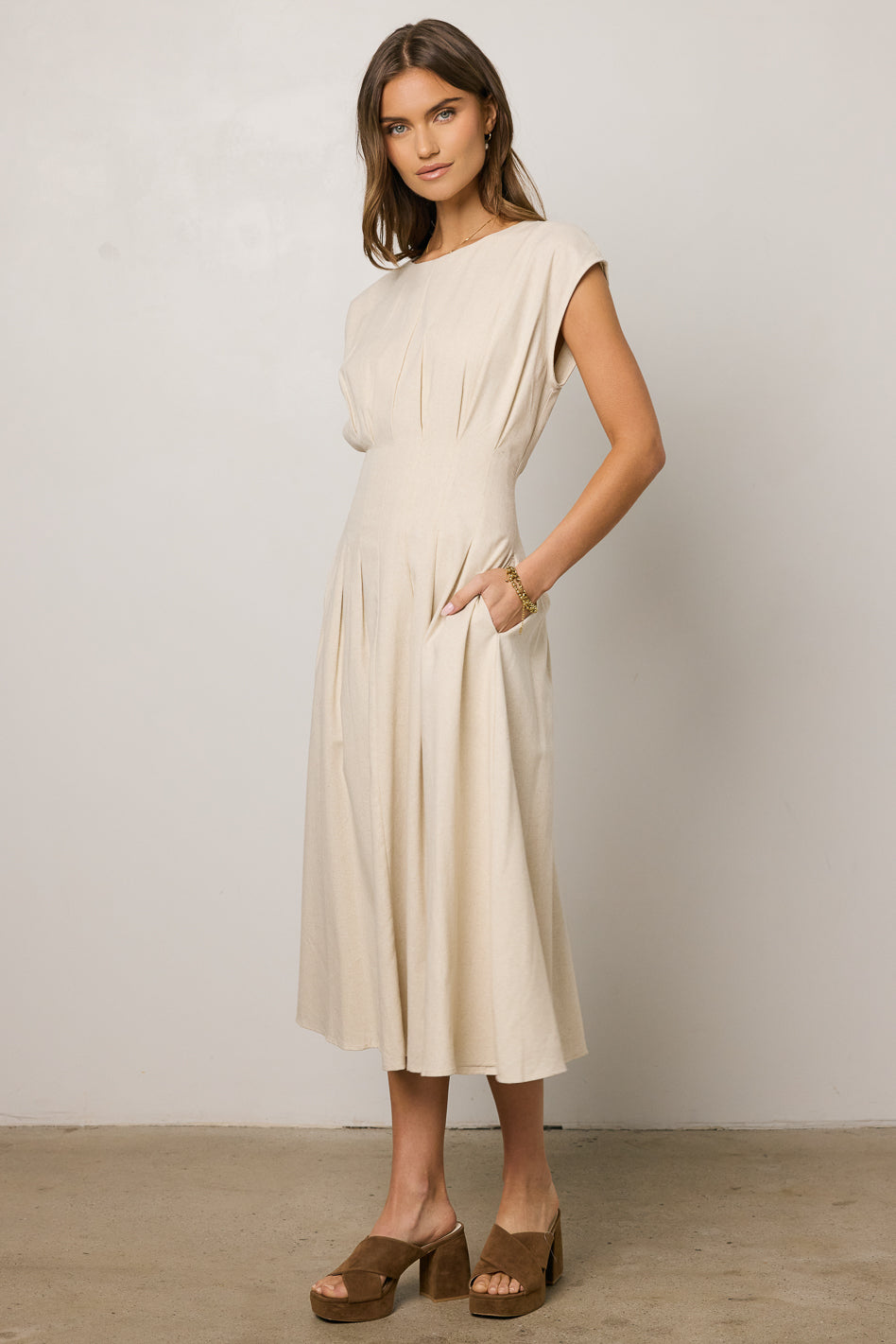 midi dress with pockets