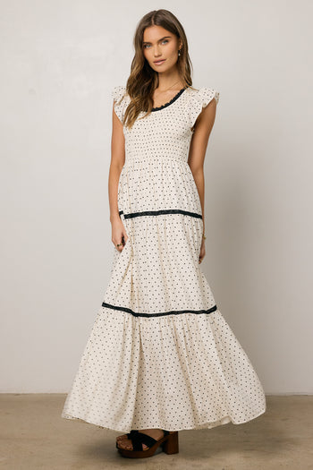 tiered maxi dress