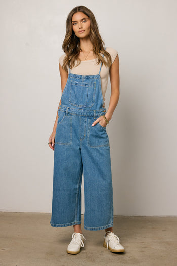 wide leg overalls