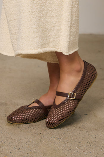 Coconuts by Matisse Nolita Ballet Flats in Brown - FINAL SALE