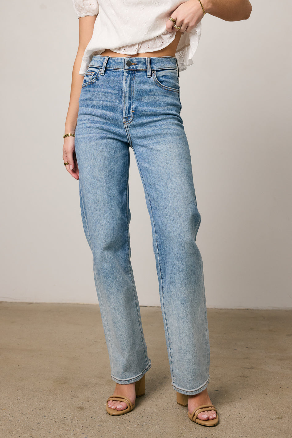 ombre denim jeans