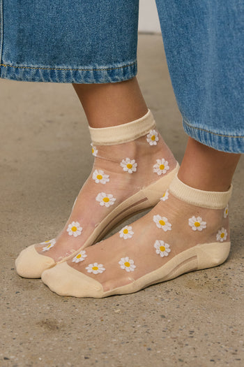 Daisy floral socks 