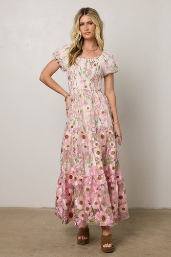 floral maxi dress