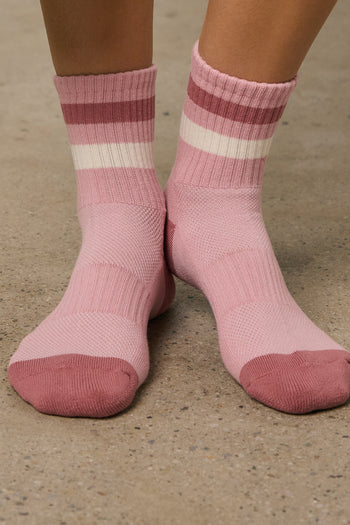 KNIT SOCKS IN PINK