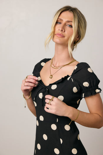 polka dot dress