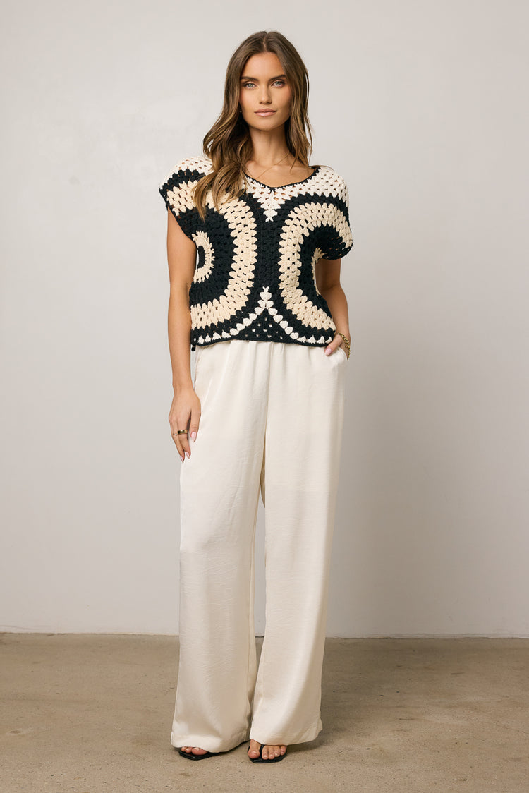 boxy crochet top
