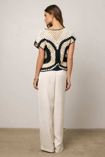 Brandy Crochet Sweater - FINAL SALE