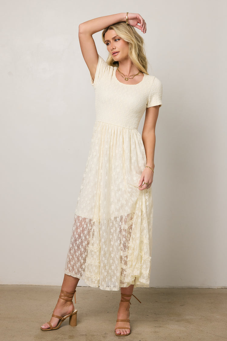 simple white dress
