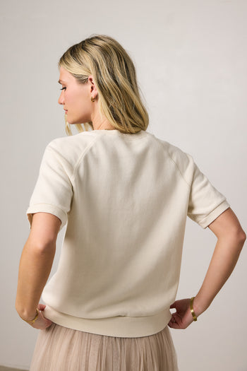 top with ribbed hemline