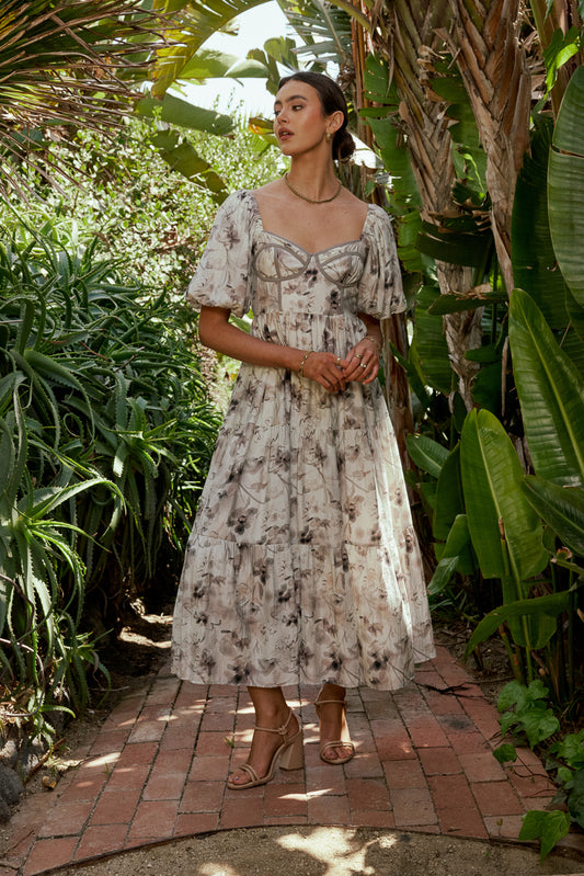 puff sleeve dress