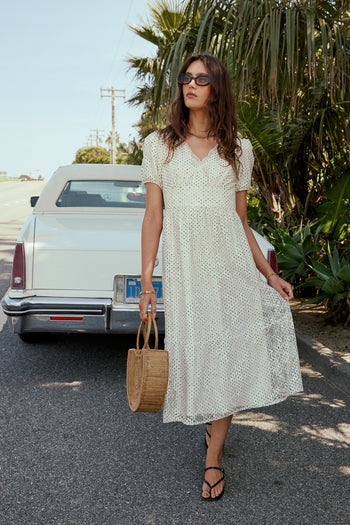 lace midi dress