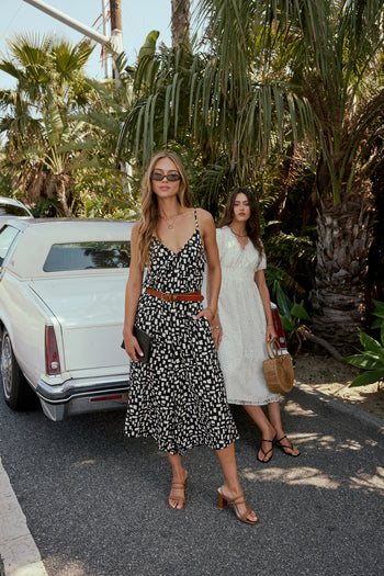 black printed jumpsuit