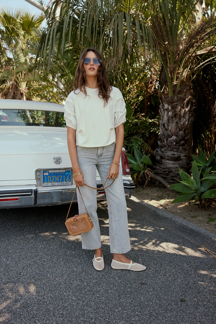 straight leg jeans