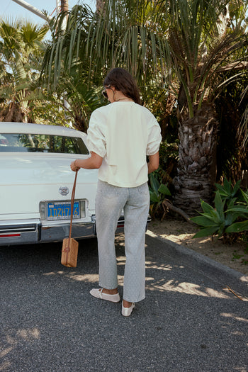 light wash straight leg jeans