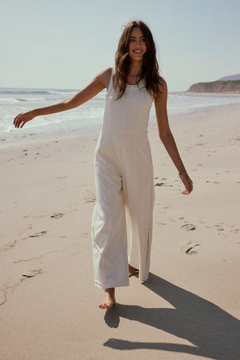 jumpsuit in cream 