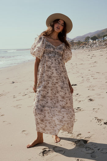 Dannica Floral Smocked Dress - FINAL SALE