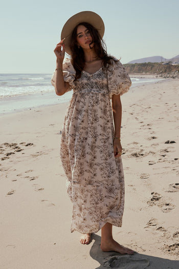 Dannica Floral Smocked Dress - FINAL SALE Dannica Floral Smocked Dress - FINAL SALE
