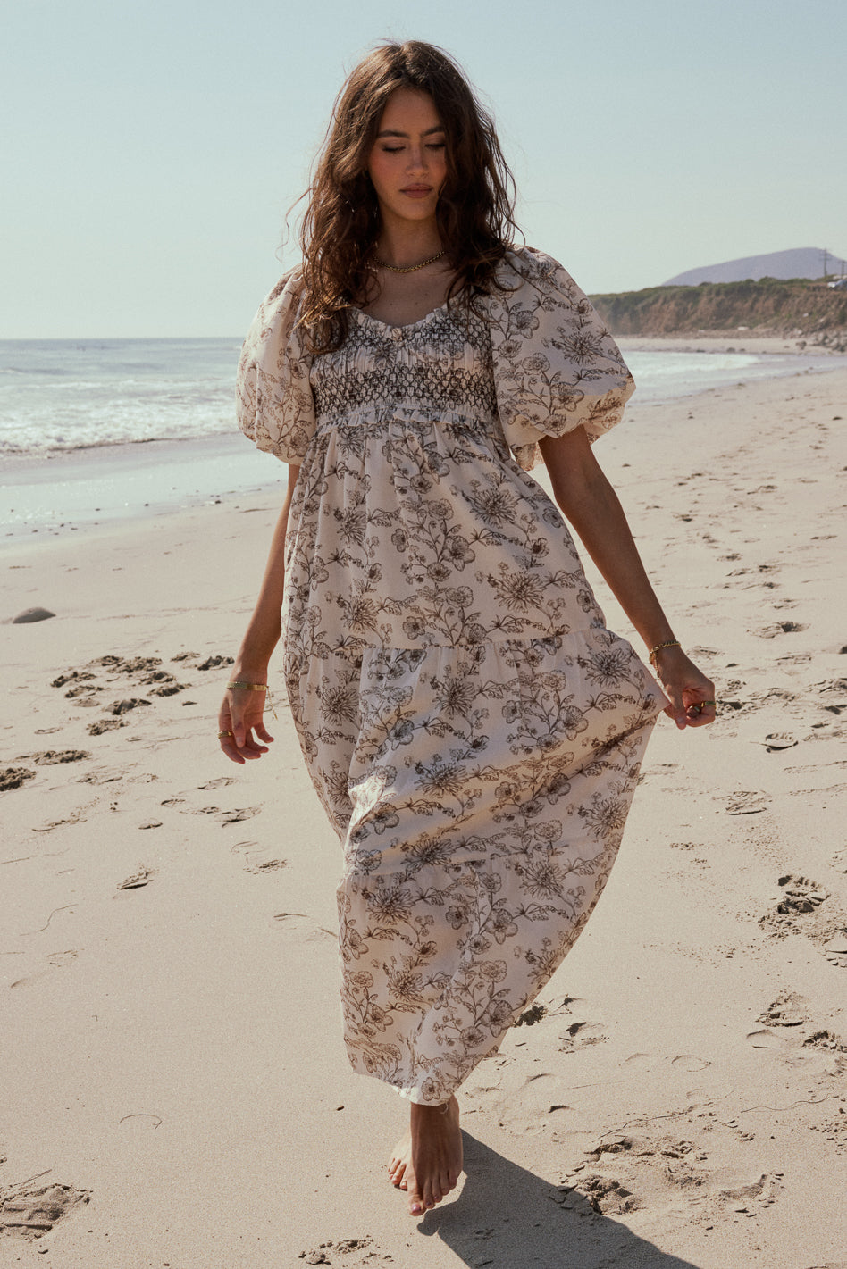 Dannica Floral Smocked Dress - FINAL SALE Dannica Floral Smocked Dress - FINAL SALE