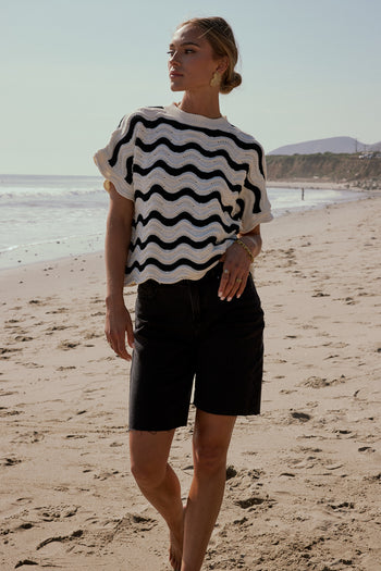 Marlene Wavy Sweater - FINAL SALE