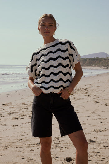 Marlene Wavy Sweater - FINAL SALE