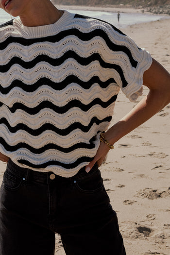Marlene Wavy Sweater - FINAL SALE