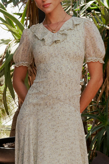 Saige Ruffled Maxi Dress - FINAL SALE