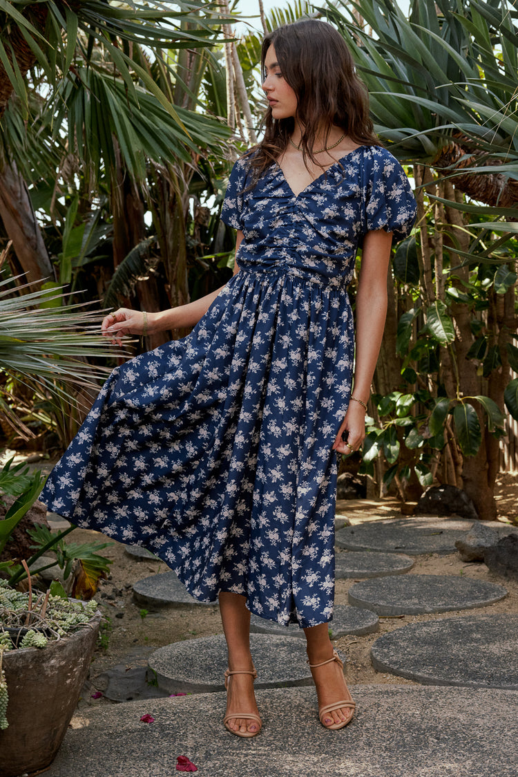blue maxi dress 
