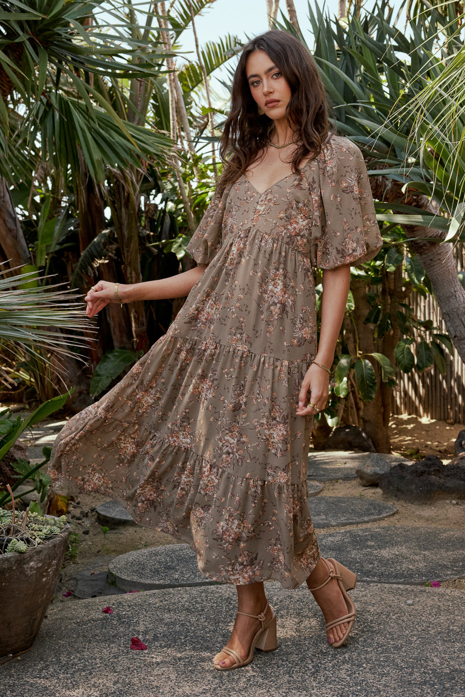 Maribel Dress in Olive - FINAL SALE Maribel Dress in Olive - FINAL SALE
