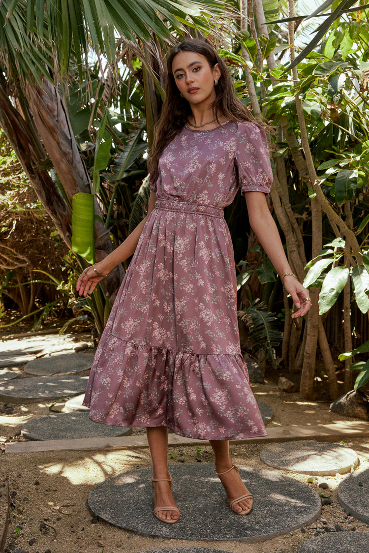floral midi dress